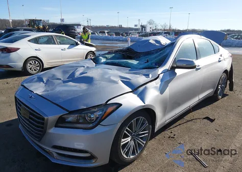 2019 Genesis G80 3.8 из США, поврежденный, VIN KMHGN4JE3KU299525